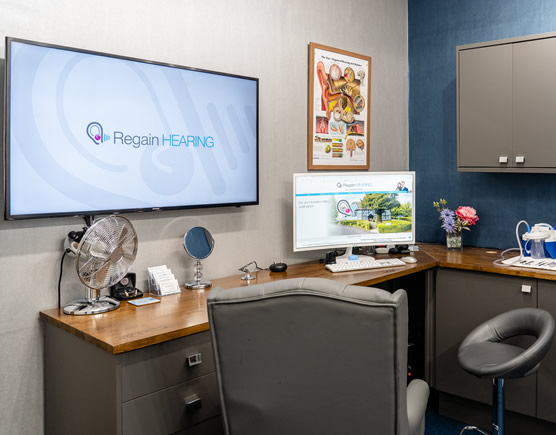 Practice room at Regain Hearing Clinic in Broadstairs